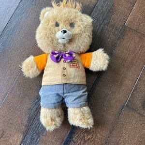 Vintage Teddy Ruxpin 1985 2017 talking animated plush stuffed bear animal talks